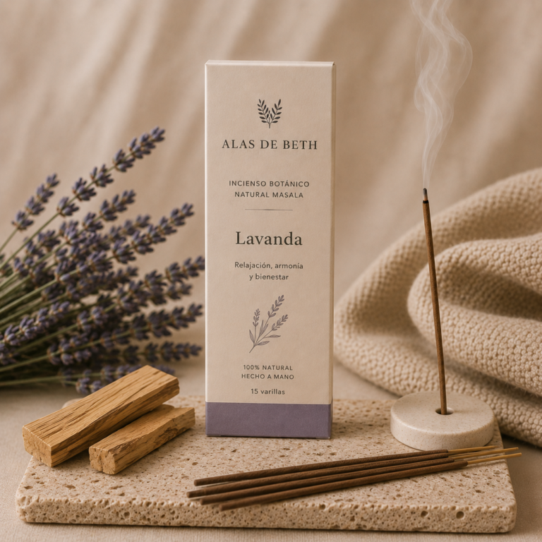 Incienso Botánico Natural Masala Lavanda